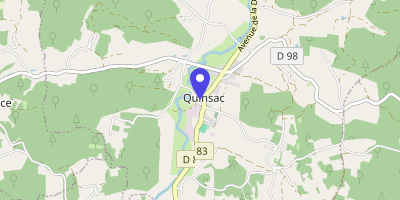 Carte OpenStreetMap — Place de l'Église, Quinsac