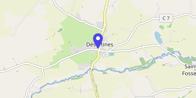 Carte OpenStreetMap — 7 rue de Normandie, Désertines