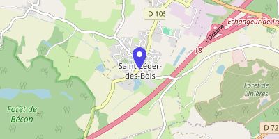 Carte OpenStreetMap — 9 rue du Lavoir, Saint-Léger-de-Linières