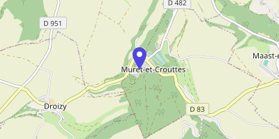 Carte OpenStreetMap — 15 rue du Château, Muret-et-Crouttes