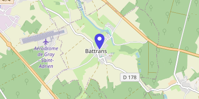 Carte OpenStreetMap — 117 Grande-Rue, Battrans