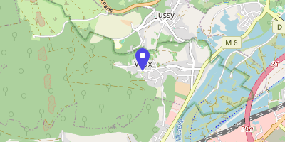 Carte OpenStreetMap — 6 place de la Mairie, Vaux