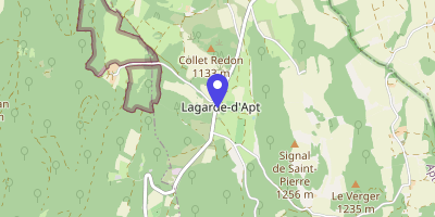 Carte OpenStreetMap — 4906 route des étoiles, Lagarde-d'Apt