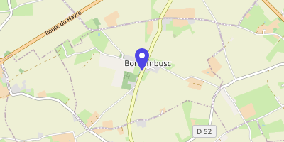 Carte OpenStreetMap — 941 route de Goderville, Bornambusc