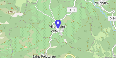 Carte OpenStreetMap — Place de la Mairie, Villar-Saint-Anselme