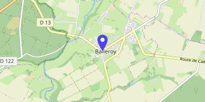 Carte OpenStreetMap — Place du Marché, Balleroy-sur-Drôme