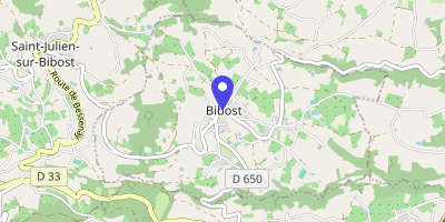 Carte OpenStreetMap — 1 place de la Mairie, Bibost