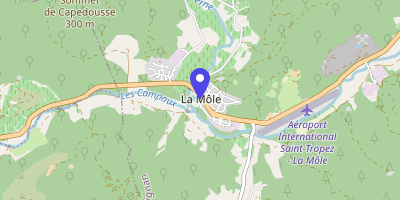 Carte OpenStreetMap — 2 place de la Mairie, La Mole