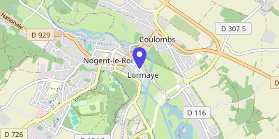 Carte OpenStreetMap — 9 rue de la Tour, Lormaye