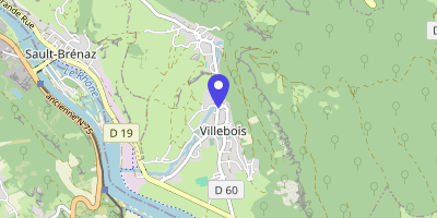 Carte OpenStreetMap — 25 rue de Vougy, Villebois