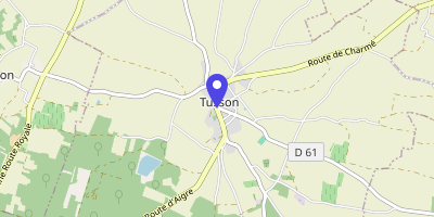 Carte OpenStreetMap — 4 route d'Aigre, Tusson