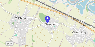 Carte OpenStreetMap — Rue de l'Église, Chaumont