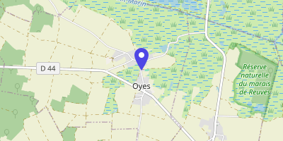 Carte OpenStreetMap — 7 rue de la Mairie, Oyes