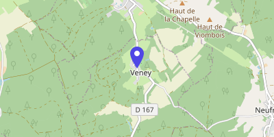 Carte OpenStreetMap — 12 rue des Fontaines, Veney