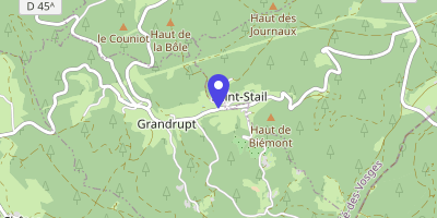 Carte OpenStreetMap — 8 rue de la Mairie, Grandrupt