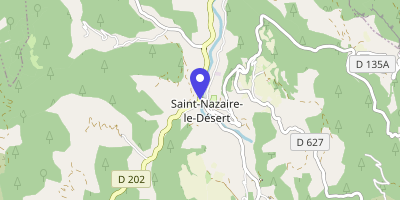 Carte OpenStreetMap — 20 place de la Mairie, Saint-Nazaire-le-Désert