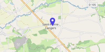 Carte OpenStreetMap — 21 route de la Haye, Saint-Pierre-Langers