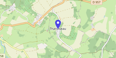 Carte OpenStreetMap — 14 Grande-Rue, Tharoiseau