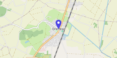 Carte OpenStreetMap — 7 place de l'Église, Drefféac