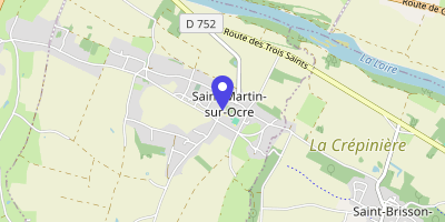 Carte OpenStreetMap — 145 rue du Puits, Saint-Martin-sur-Ocre