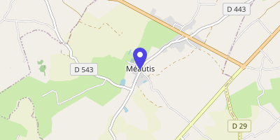 Carte OpenStreetMap — 2 le Bourg, Méautis