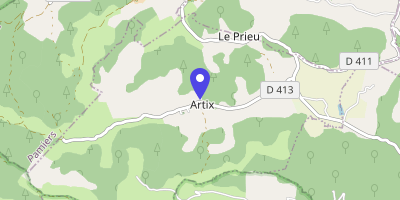 Carte OpenStreetMap — Artix