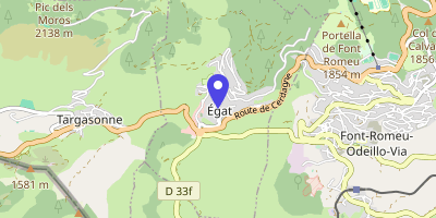 Carte OpenStreetMap — 1 place Coloumine, Égat