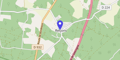 Carte OpenStreetMap — 41 chemin de maître, Retjons