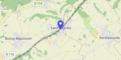 Carte OpenStreetMap — Place de la Gare, Ménerville