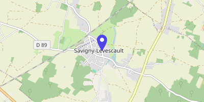 Carte OpenStreetMap — Place de la Mairie, Savigny-Lévescault