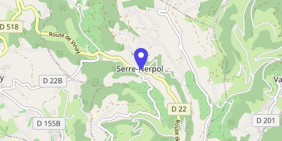 Carte OpenStreetMap — 233 route de Vinay, Serre-Nerpol