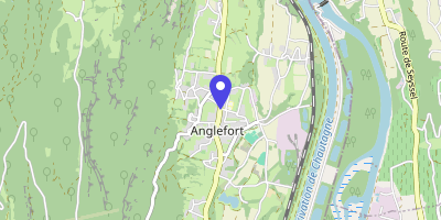 Carte OpenStreetMap — 230 rue de la Mairie, Anglefort