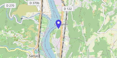 Carte OpenStreetMap — 140 allée de la Ronceraie, Laveyron