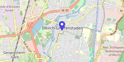 Carte OpenStreetMap — 181 route de Lyon, Illkirch-Graffenstaden