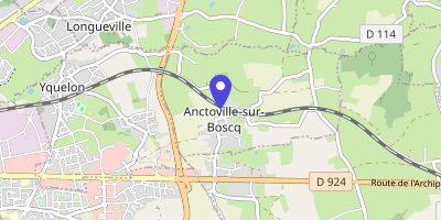 Carte OpenStreetMap — 1 place de la Mairie, Anctoville-sur-Boscq
