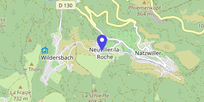 Carte OpenStreetMap — 100 place de l'Église, Neuviller-la-Roche