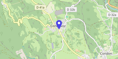 Carte OpenStreetMap — 159 route des Alpes, Contrevoz