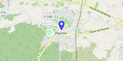 Carte OpenStreetMap — 9 cours Albéric-Laurent, Peynier