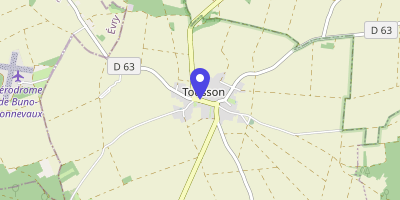 Carte OpenStreetMap — 34 rue de la Mairie, Tousson