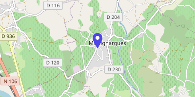 Carte OpenStreetMap — 39 rue de la Mairie, Martignargues