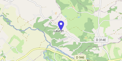Carte OpenStreetMap — 2121 route de Pimbo, Lauret