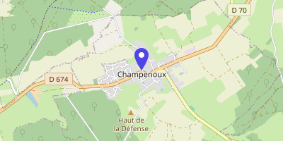 Carte OpenStreetMap — 51 rue Saint-Barthélemy, Champenoux
