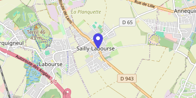 Carte OpenStreetMap — 88 Bis route Nationale, Sailly-Labourse