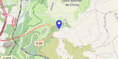 Carte OpenStreetMap — Saint-Bonnet-de-Chirac