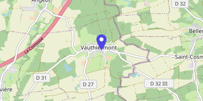 Carte OpenStreetMap — 8 rue du Lavoir, Vauthiermont