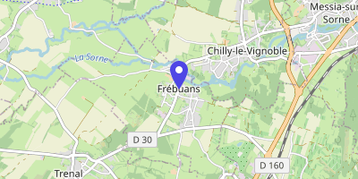 Carte OpenStreetMap — 5 rue Prosper-Sordet, Frébuans