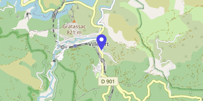 Carte OpenStreetMap — 19 rue de l'Église, Villefort