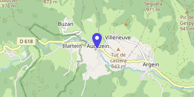 Carte OpenStreetMap — 5 place du Village, Aucazein