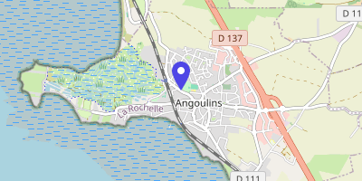 Carte OpenStreetMap — Avenue du Commandant-Lisiack, Angoulins
