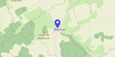 Carte OpenStreetMap — 1 rue de la Mairie, Bacourt